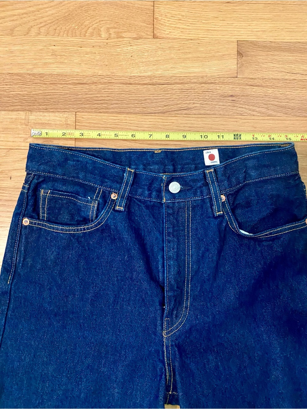 Levi’s Blue Tab Column Jeans Japanese Selvedge High Rise W29 L27 - Picture 9 of 14